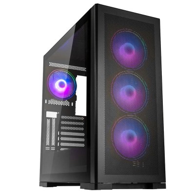 Case Kolink Unity Meshbay ARGB Midi-Tower Vetro Temperato Nero