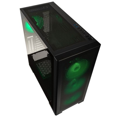 Case Kolink Unity Meshbay ARGB Midi-Tower Vetro Temperato Nero