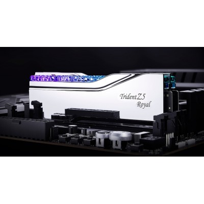 Ram G.Skill Trident Z5 Royal DDR5 8000Mhz (2x24) 48GB RGB argento XMP CL40