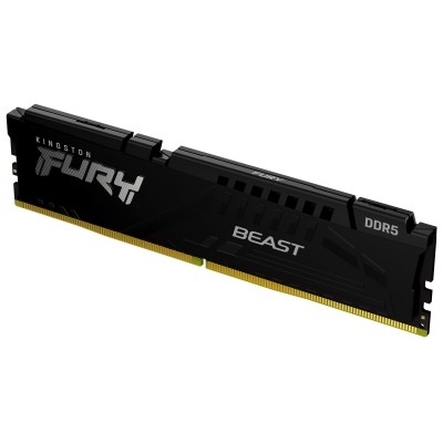 Ram Kingston Fury Beast DDR5 6400Mhz (1x16) 16GB nero xmp expo CL32