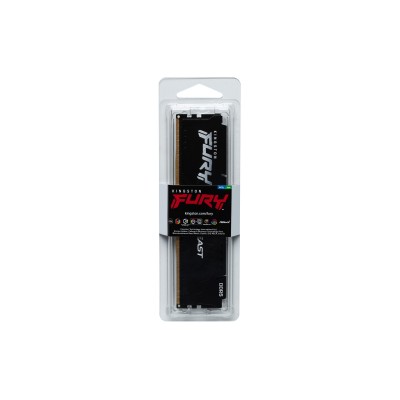 Ram Kingston Fury Beast DDR5 6400Mhz (1x16) 16GB nero xmp expo CL32