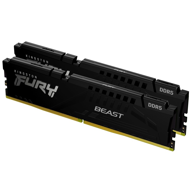 Ram Kingston Fury Beast DDR5 6000Mhz (2x8) 16GB   nero xmp CL30