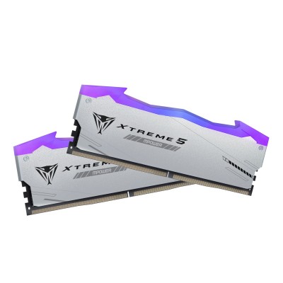 Ram Patriot Viper Extreme 5MPower DDR5 8000Mhz (2x24) 48GB RGB Bianco XMP CL38