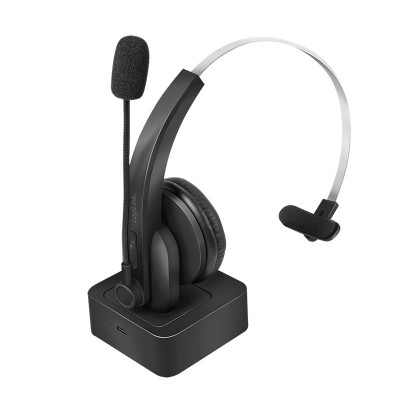 Headset LogiLink Bluetooth con base di ricarica BT0059