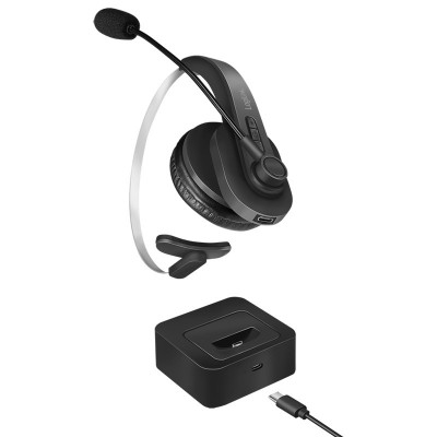 Headset LogiLink Bluetooth con base di ricarica BT0059