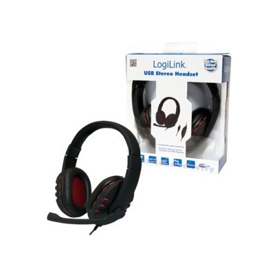 Headset LogiLink Stereo con microfono HS0033