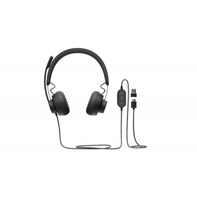 Headset Logitech Zone MS Wired