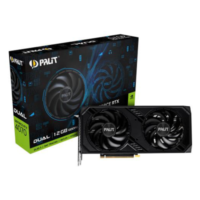 Scheda video Palit GeForce RTX 4070 12GB Dual GDDR6