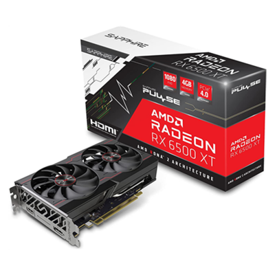 Scheda Video SAPPHIRE PULSE RADEON RX 6500 XT 4GB Gaming OC GDDR6 HDMI/DP (UEFI)