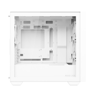 Case ASUS A21 PLUS TG Argb Bianco Vetro Temperato BTF Mini Tower