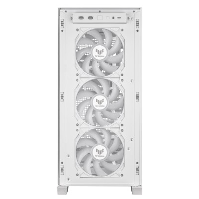 Vase ASUS TUF Gaming GT302 TG ARGB Bianco Midi Tower BTF Vetro Temperato