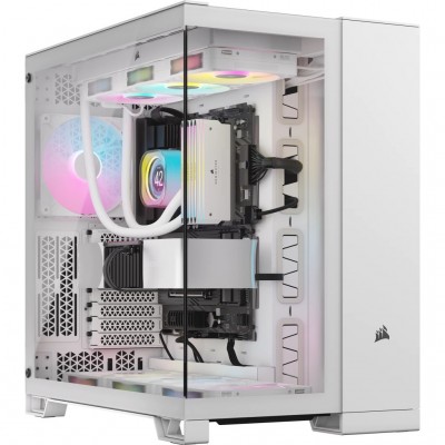 Case Corsair 6500X Midi Tower BTF Vetro Temperato Bianco