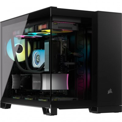 Case Corsair 2500D Micro ATX BTF Vetro Temperato Nero