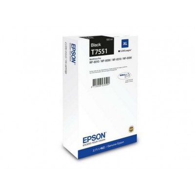 Cartuccia Epson d'inchiostro nero C13T75514N T7551 XL 5000 Pagine