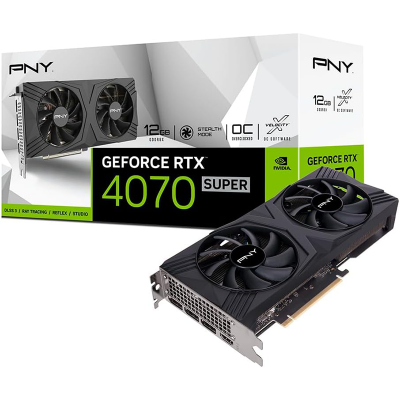 Scheda Video PNY Nvidia GeForce RTX 4070 SUPER 12GB Verto OC GDDR6X