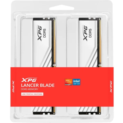 Ram ADATA XPG Lancer Blade DDR5 5600Mhz (2x32) 64GB XMP 3.0/EXPO Bianco CL48