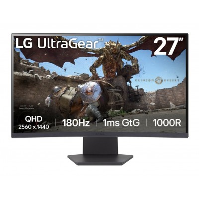 UltraGear 27GS60QX-B 27'' Nero WQHD VA Curvo AMD Free-Sync 180Hz