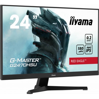 G-MASTER G2470HSU-B6 Red Eagle 24'' Nero Matt FullHD Fast IPS Adaptive-Sync 180Hz