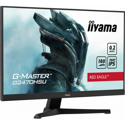 G-MASTER G2470HSU-B6 Red Eagle 24'' Nero Matt FullHD Fast IPS Adaptive-Sync 180Hz