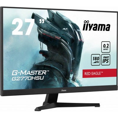 G-Master G2770HSU-B6 Red Eagle 27'' Nero Matt FullHD Fast IPS Adaptive-Sync 180Hz