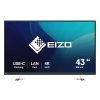 EV4340X-BK 42'' Nero UltraHD 4K IPS Fernbedienung USB-C