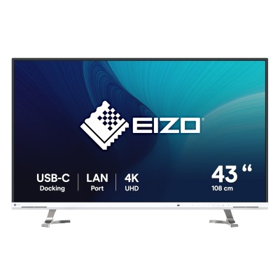 EV4340X-WT 42'' Bianco UltraHD 4K IPS Fernbedienung USB-C