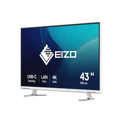 EV4340X-WT 42'' Bianco UltraHD 4K IPS Fernbedienung USB-C