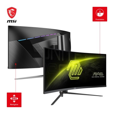 MAG 345CQRDE 34'' Nero UWQHD VA Curvo AI-Vision 180Hz