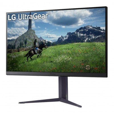 UltraGear 32GS85QX-B.AEU 31'' Grigio Scuro WQHD IPS HDMI DP USB-Hub 180Hz