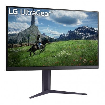 UltraGear 32GS85QX-B.AEU 31'' Grigio Scuro WQHD IPS HDMI DP USB-Hub 180Hz