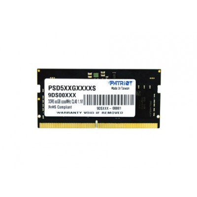 Ram Patriot Signature SO-DIMM DDR5 4800Mh (1x8) 8GB CL40