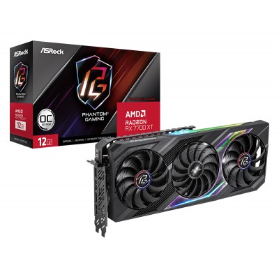 Scheda Video ASRock Radeon RX 7700 XT Phantom Gaming 12GB GDDR6