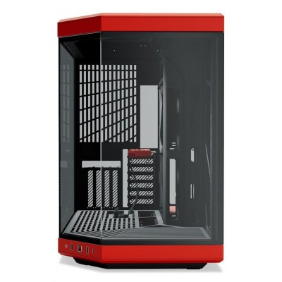 HYTE Y70 Midi Tower Nero, Rosso