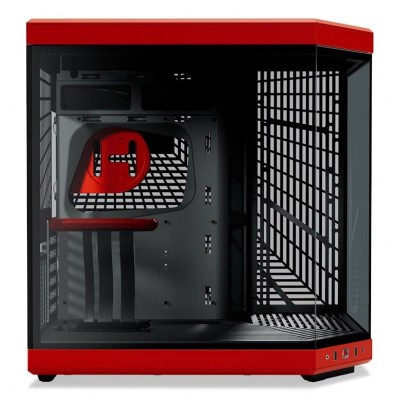 HYTE Y70 Midi Tower Nero, Rosso