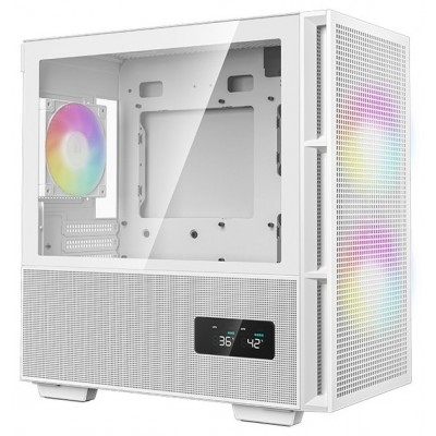 DeepCool R-CH360-WHAPE3D-G-1 computer case Micro Tower Bianco