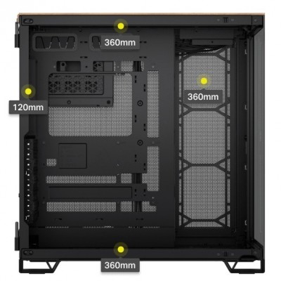 Corsair CC-9011282-WW computer case Midi Tower Nero, Noce