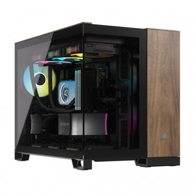 Corsair CC-9011286-WW computer case Midi Tower Nero, Noce