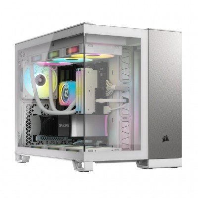 Corsair CC-9011289-WW computer case Midi Tower Grigio, Bianco