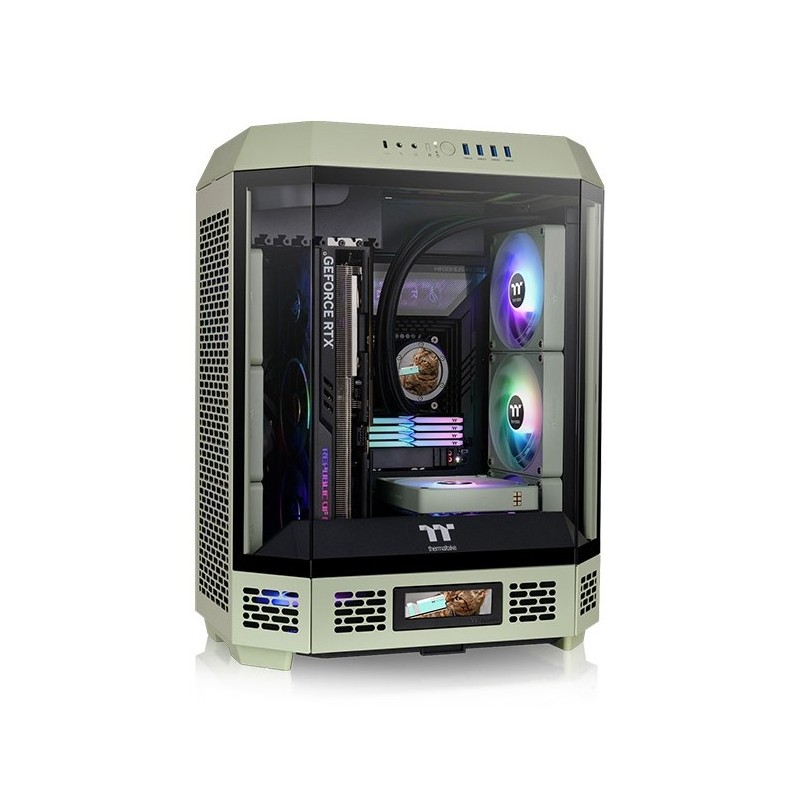 Thermaltake CA-1Z1-00MEWN-00 computer case Midi Tower Verde chiaro