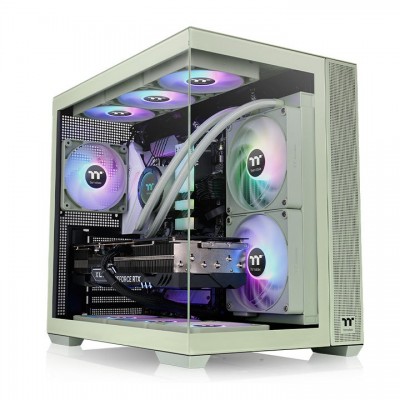 Thermaltake View 380 TG ARGB Matcha Green Midi Tower Verde