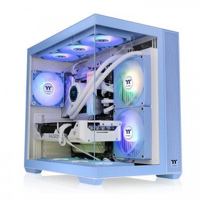 Thermaltake View 380 TG ARGB Hydrangea Blue Midi Tower Blu