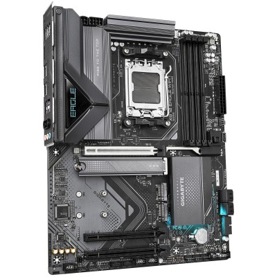 GIGABYTE X870 EAGLE WIFI7 Scheda Madre - Supporta CPU AMD Ryzen 9000, 14+2+2 fasi VRM, fino a 8000MHz DDR5 (OC), 1xPCIe 5.0 +