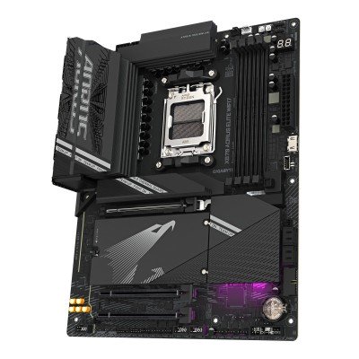 GIGABYTE X870 AORUS ELITE WIFI7 Scheda Madre - Supporta CPU AMD Ryzen 9000, 16+2+2 fasi VRM, fino a 8000MHz DDR5 (OC), 3xPCIe