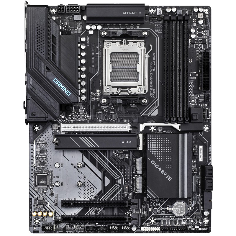 GIGABYTE X870 GAMING WIFI6 Scheda Madre - Supporta CPU AMD Ryzen 9000, 8+2+2 fasi VRM, fino a 8000MHz DDR5 (OC), 1xPCIe 5.0 +