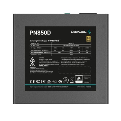 DeepCool PN850D alimentatore per computer 850 W 20+4 pin ATX ATX Nero