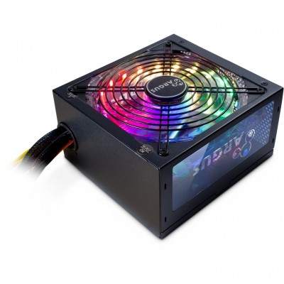 Inter-Tech Argus RGB-500W II alimentatore per computer 20+4 pin ATX Nero