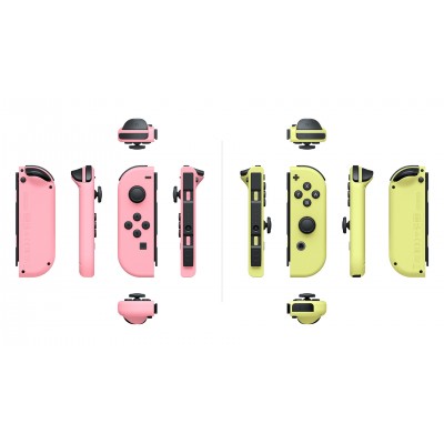 Nintendo Switch Set da due Joy-Con Rosa Pastello Giallo pastello