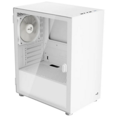 Case Aerocool CS-111-G-WT-v1 Mini Tower Vetro Temperato Bianco