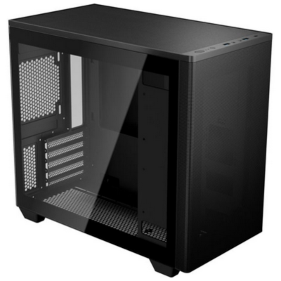 Case Aerocool Stormfront Mini-G-BK-v1 Mini Tower Vetro Temperato Nero