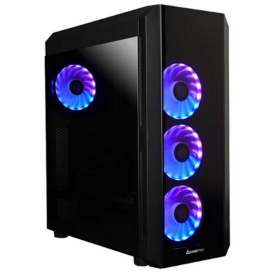 Case Chieftec Scorpion III Midi Tower Vetro Temperato Nero